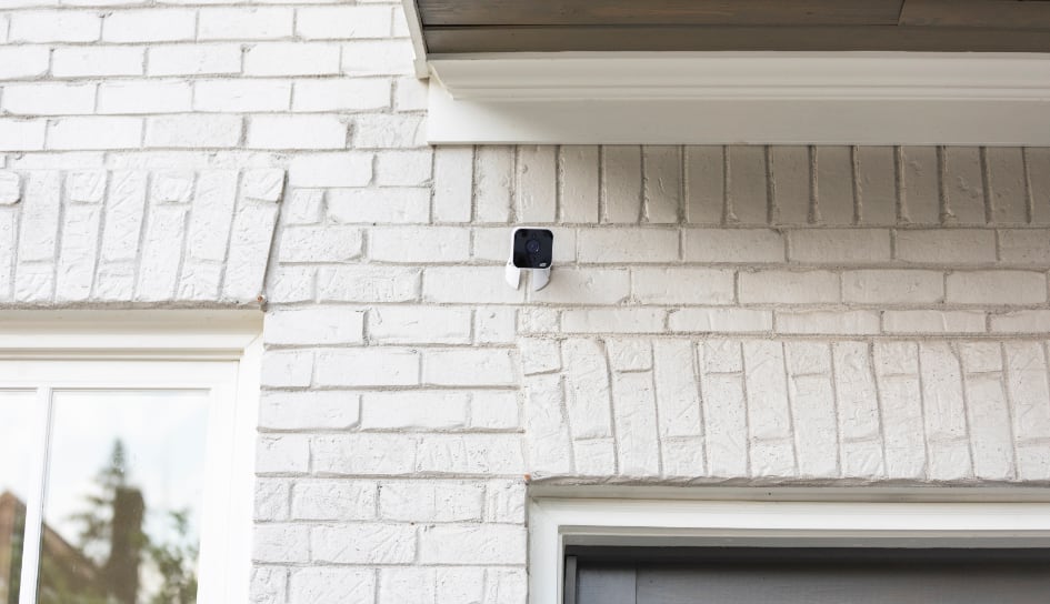 ADT outdoor camera on a Peoria home
